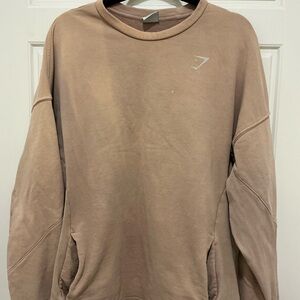 Gymshark Tan Sweatshirt